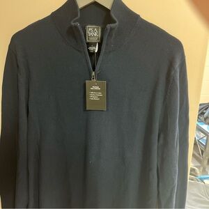 Jos a bank men’s sweater half zip size l brand new with tags!